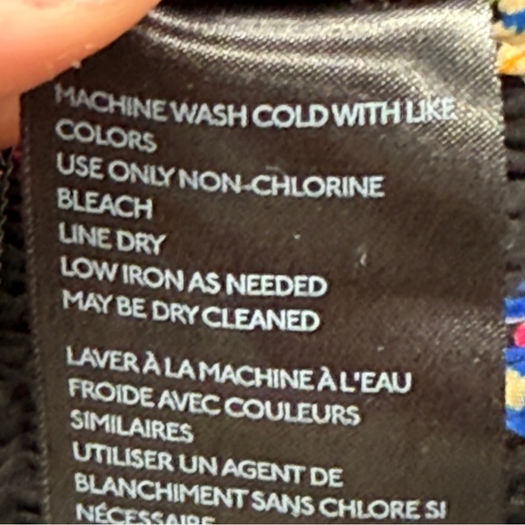 Anthropologie Maeve Adelaide Top Blouse Black Floral Crop Dolman Sleeve Women SP - Picture 15 of 16